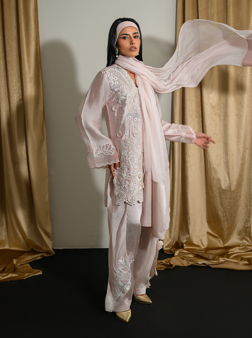 The Dusky Petal Suit